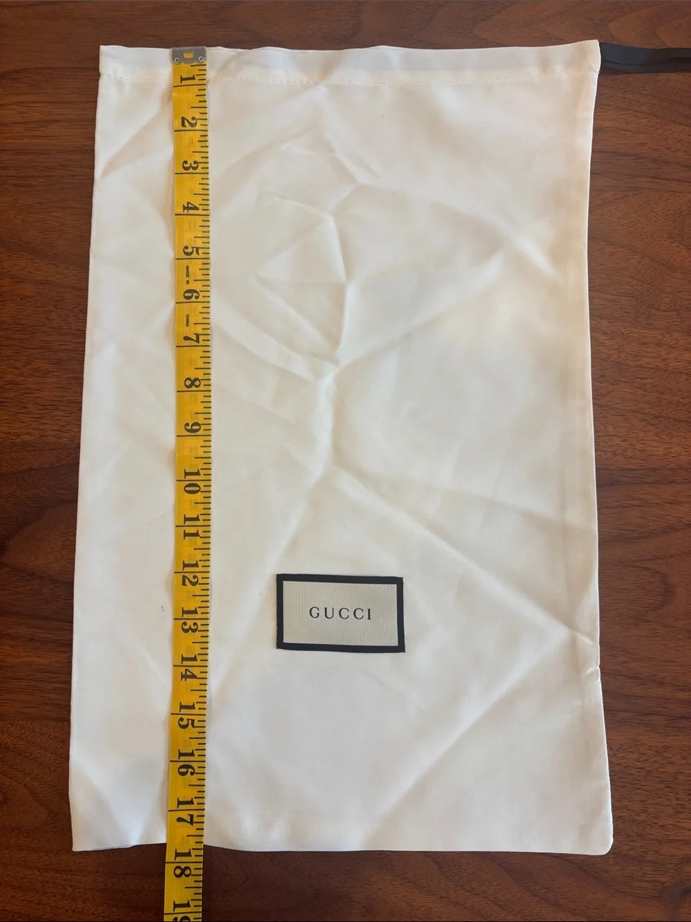 Gucci Dust Bag - Satin - White - 11x18 - Picture 3 of 4